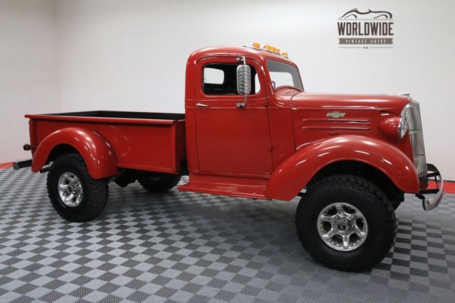 1937 Red Chevrolet PICKUP
