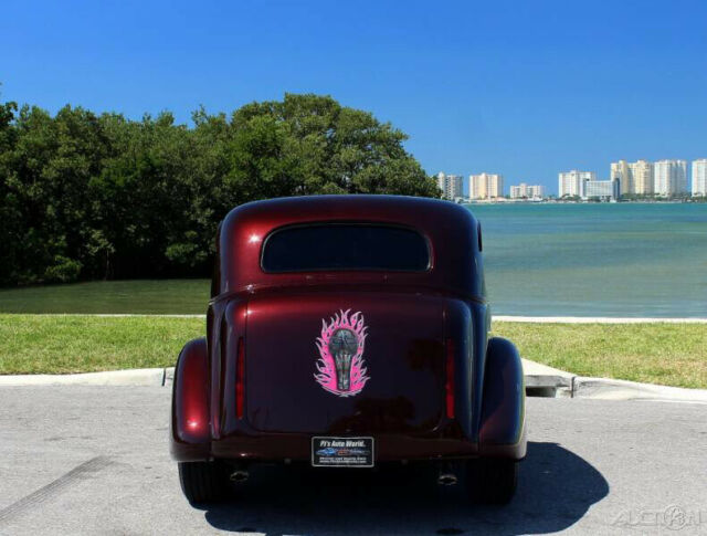 1937 Red Chevrolet Street Rod