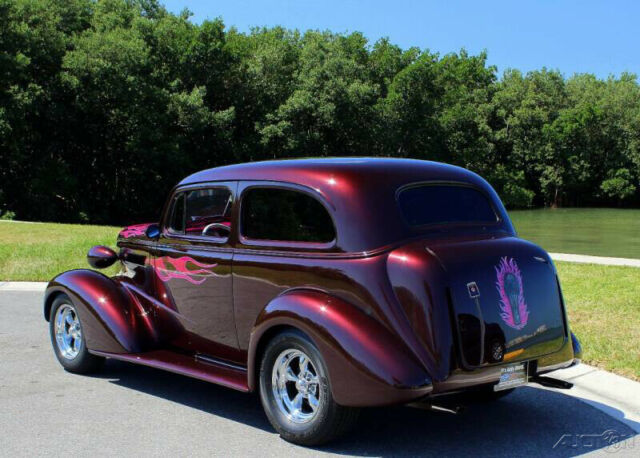 1937 Red Chevrolet Street Rod