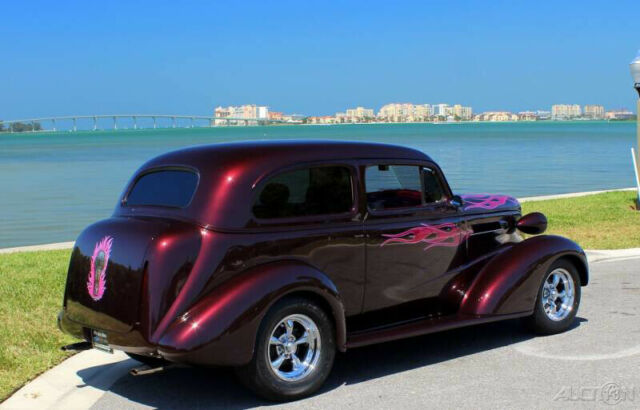 1937 Red Chevrolet Street Rod