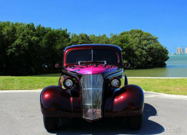 1937 Red Chevrolet Street Rod
