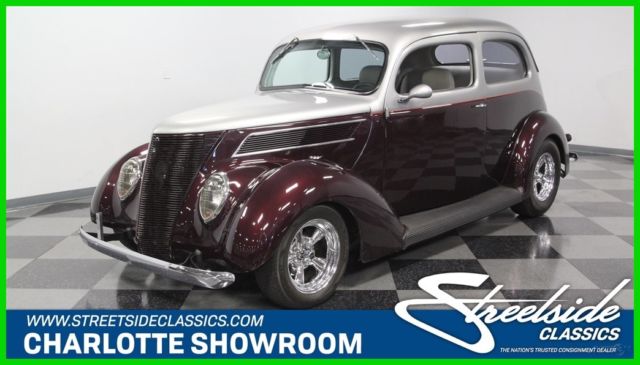 1937 Silver Ford Slantback