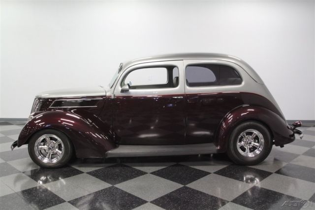 1937 Silver Ford Slantback