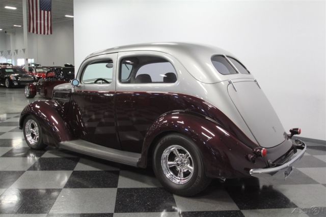 1937 Silver Ford Slantback