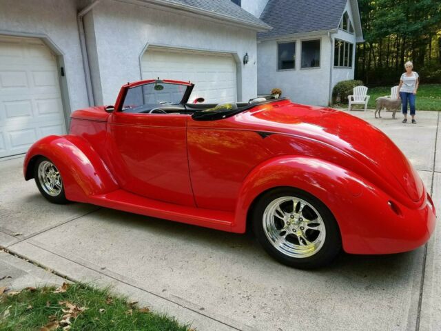 1937 Torch Red Ford Other Convertible