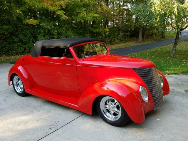 1937 Torch Red Ford Other Convertible