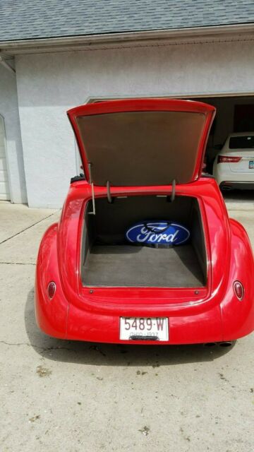 1937 Torch Red Ford Other Convertible