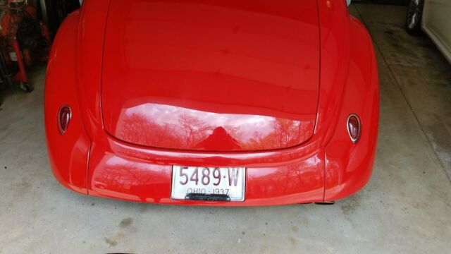 1937 Torch Red Ford Other Convertible