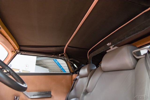 1937 Red Ford Roadster Convertible