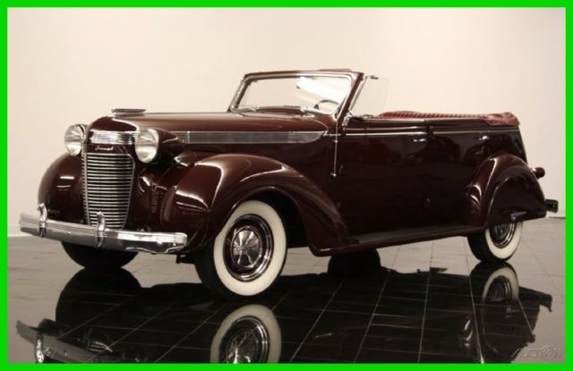 1937 Red Chrysler Imperial Convertible
