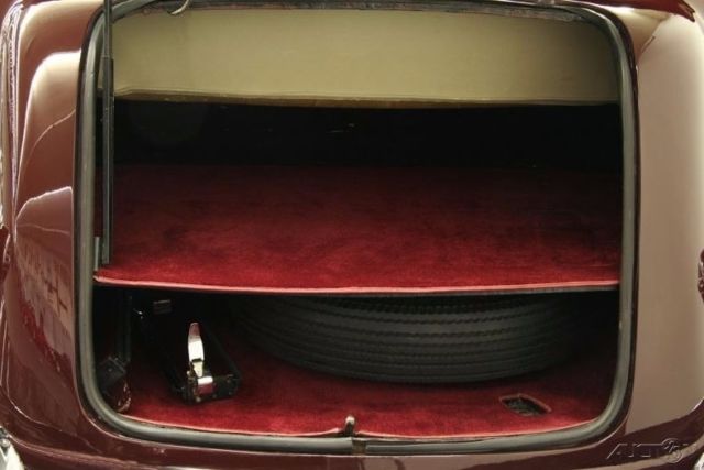 1937 Red Chrysler Imperial Convertible