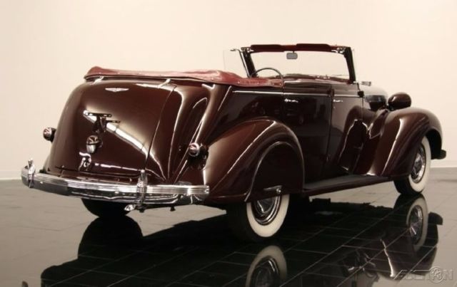1937 Red Chrysler Imperial Convertible