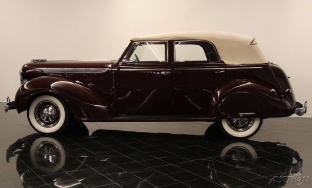 1937 Red Chrysler Imperial Convertible