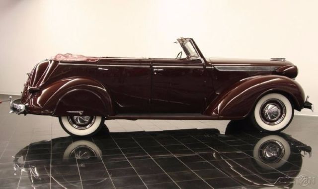 1937 Red Chrysler Imperial Convertible