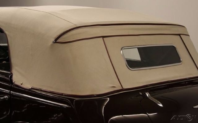 1937 Red Chrysler Imperial Convertible