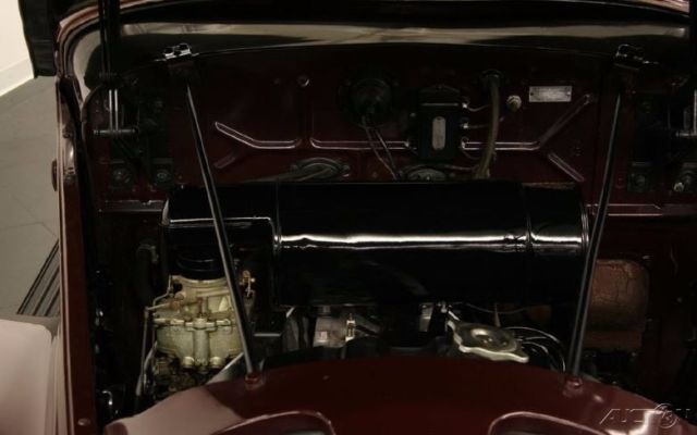 1937 Red Chrysler Imperial Convertible