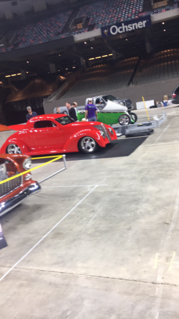 1937 Red Ford coupe Coupe