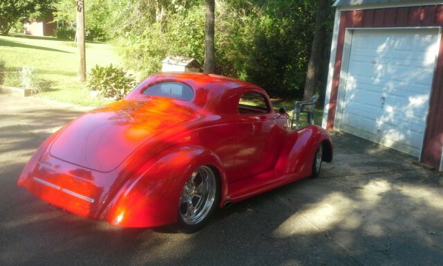 1937 Red Ford coupe Coupe