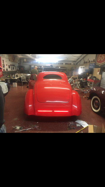 1937 Red Ford coupe Coupe