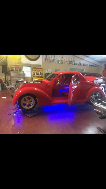 1937 Red Ford coupe Coupe