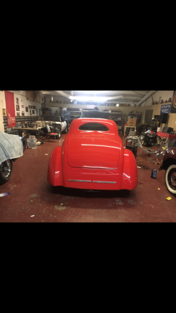 1937 Red Ford coupe Coupe