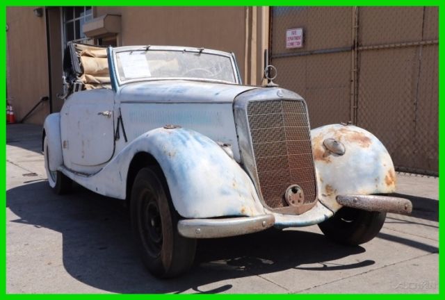 1938 White Mercedes-Benz 170V