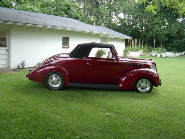 1938 Burgundy Ford Other Convertible