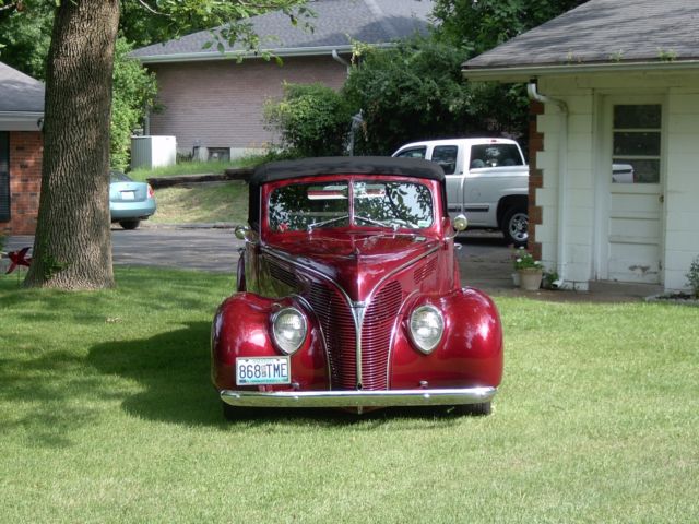 1938 Burgundy Ford Other Convertible