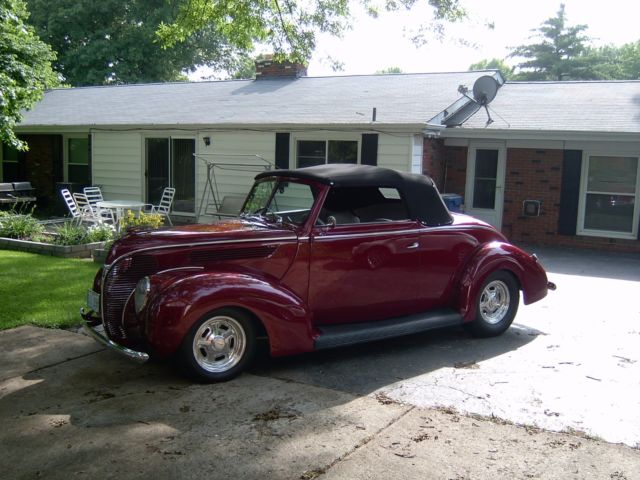 1938 Burgundy Ford Other Convertible