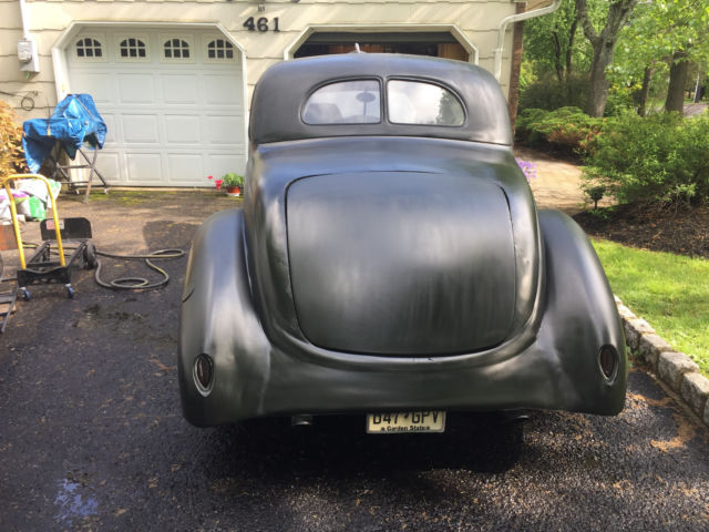 1938 Flat Black Ford 2 Door Coupe Coupe