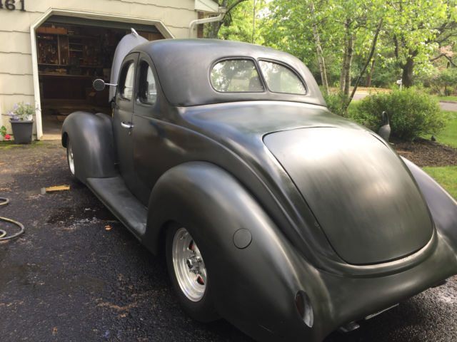 1938 Flat Black Ford 2 Door Coupe Coupe