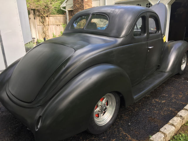1938 Flat Black Ford 2 Door Coupe Coupe
