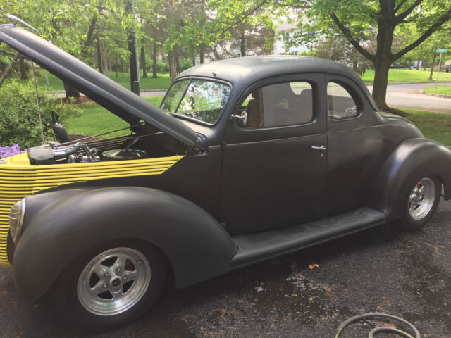 1938 Flat Black Ford 2 Door Coupe Coupe