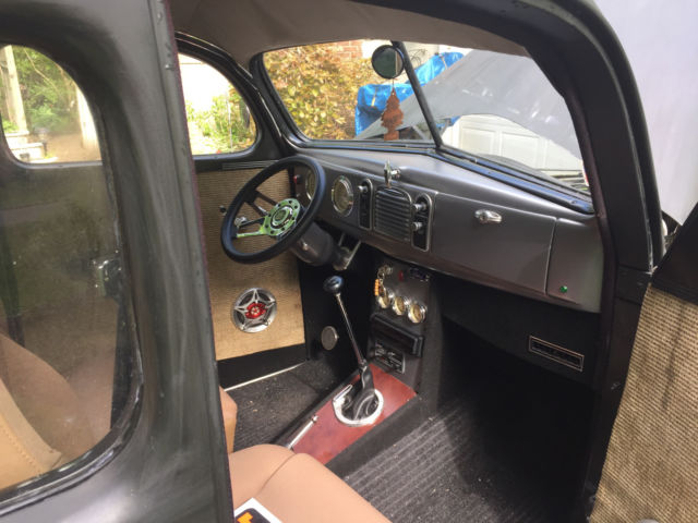 1938 Flat Black Ford 2 Door Coupe Coupe