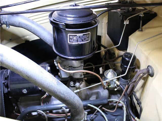 1938 White Ford 4 Door Convertible Convertible