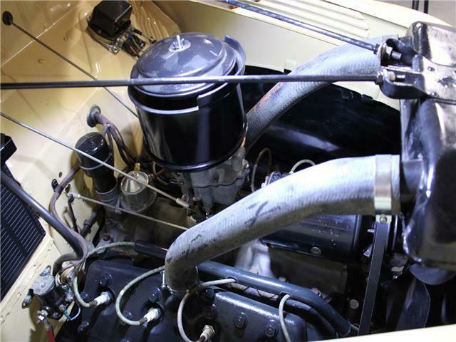 1938 White Ford 4 Door Convertible Convertible