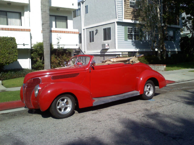 1938 Red Ford Other Convertible