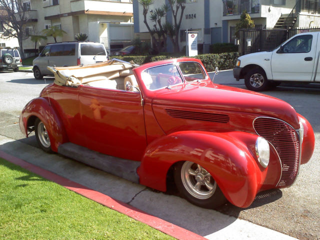 1938 Red Ford Other Convertible