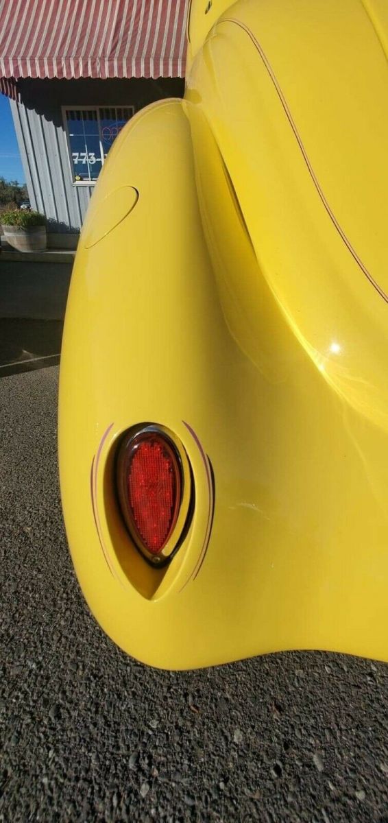 1938 Yellow Ford coupe Coupe