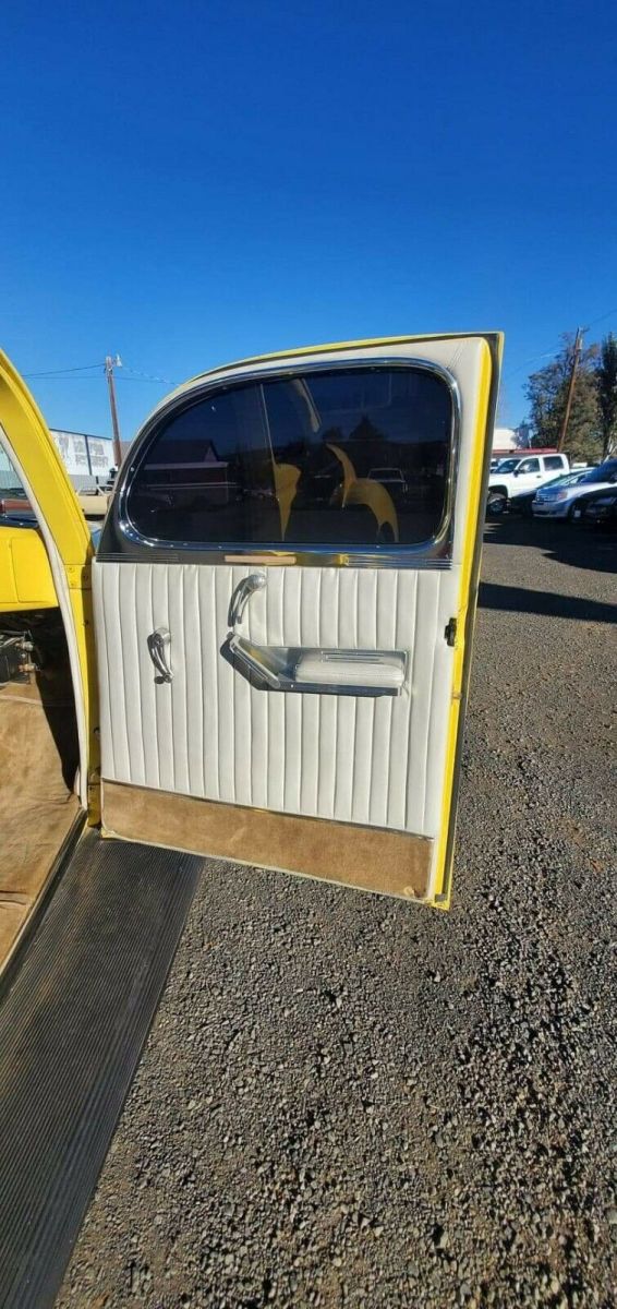 1938 Yellow Ford coupe Coupe