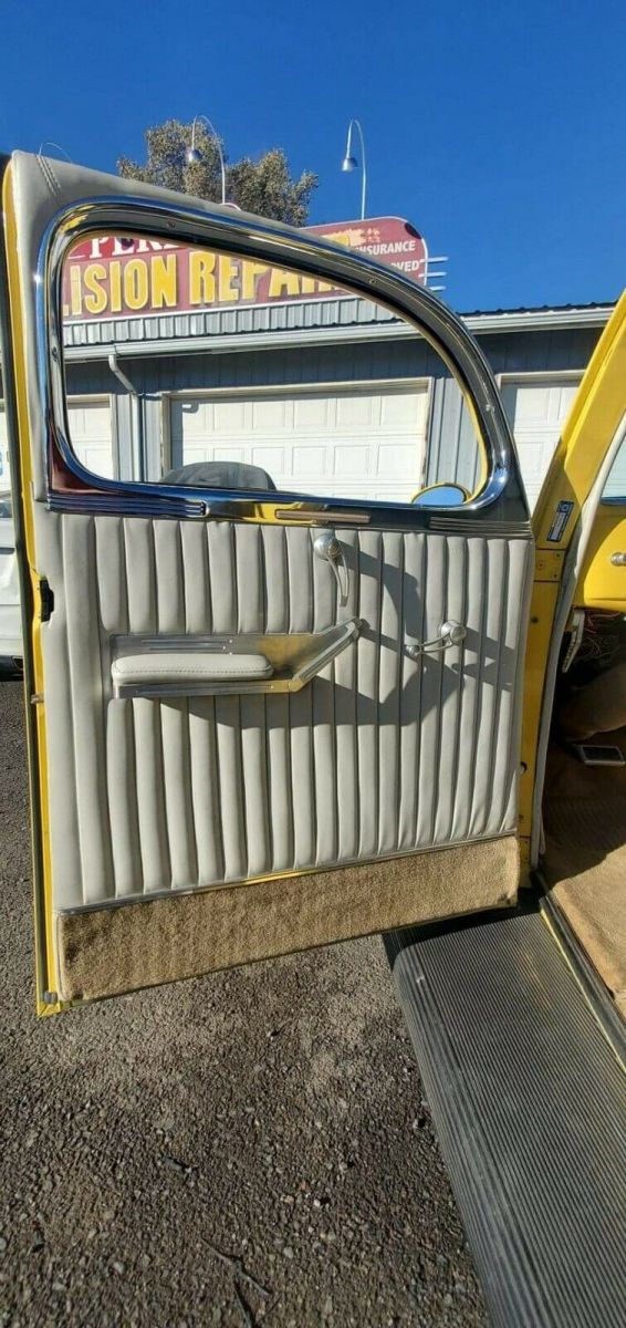 1938 Yellow Ford coupe Coupe