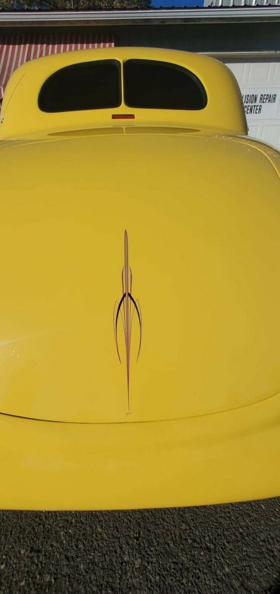 1938 Yellow Ford coupe Coupe