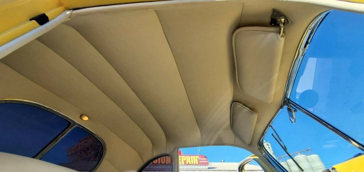 1938 Yellow Ford coupe Coupe