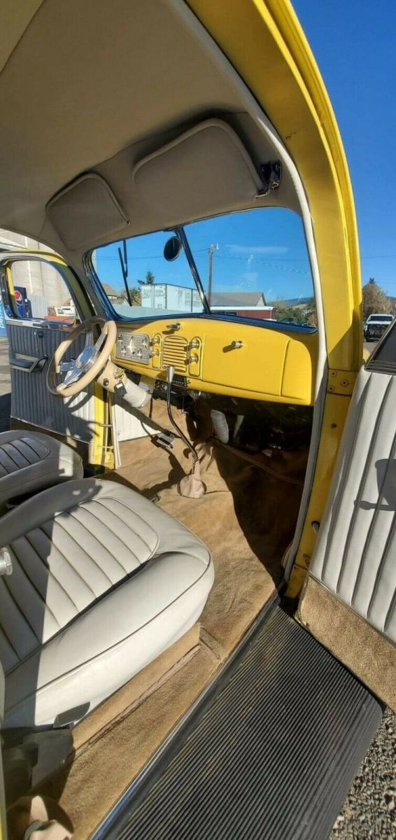 1938 Yellow Ford coupe Coupe