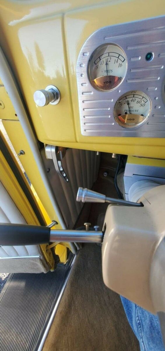 1938 Yellow Ford coupe Coupe