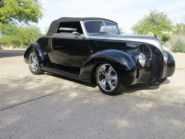 1938 Black w/ Silver Ford Convertible