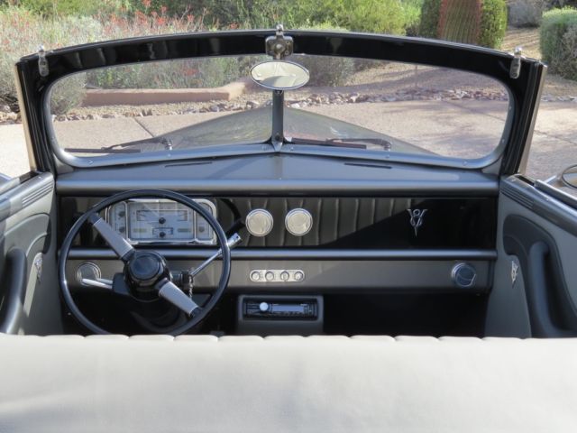 1938 Black w/ Silver Ford Convertible