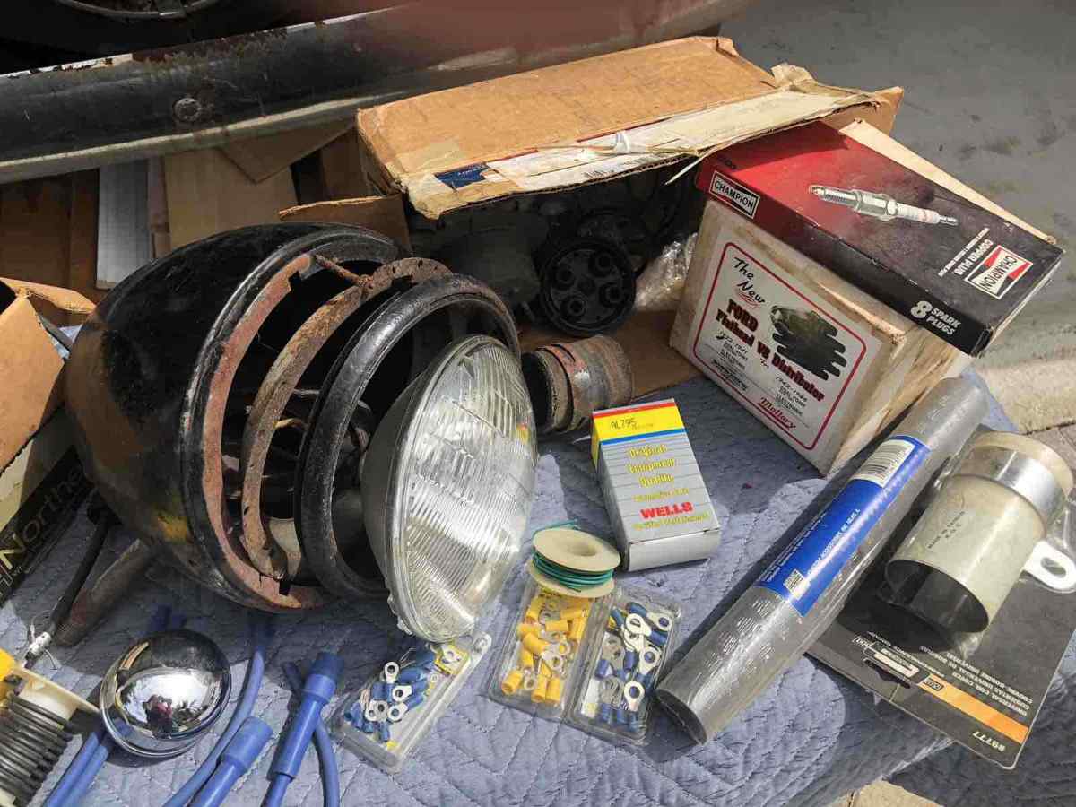 1938 Black Ford flat bed