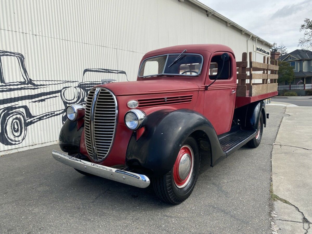 1938 Red Ford I ton Pi