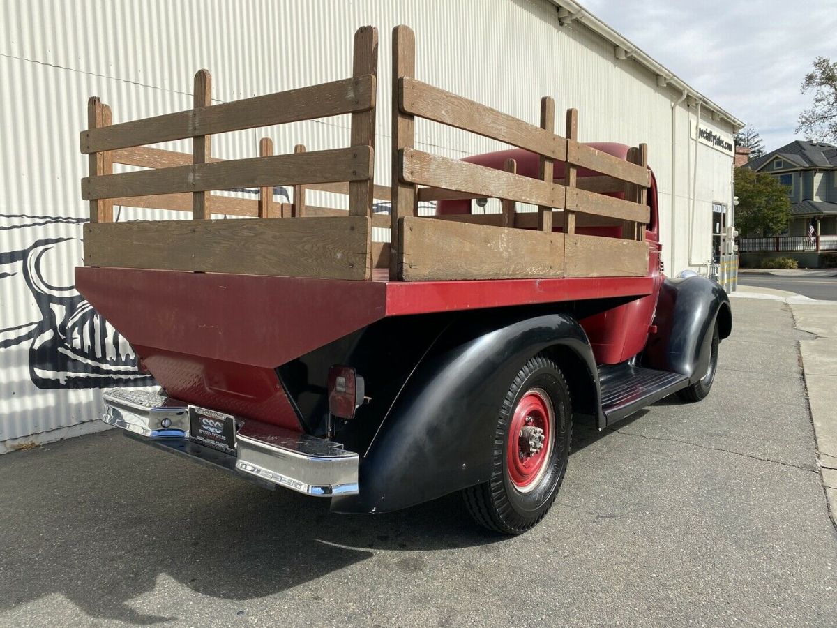 1938 Red Ford I ton Pi